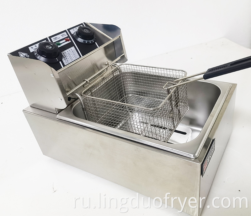 Electric Fryer With Timer-Left 1